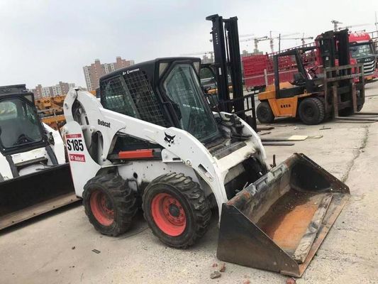 สีเดิม S185 ใช้ Bobcat Skid Loader ความปลอดภัย การทํางานในสภาพดี