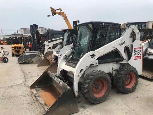 สีเดิม S185 ใช้ Bobcat Skid Loader ความปลอดภัย การทํางานในสภาพดี