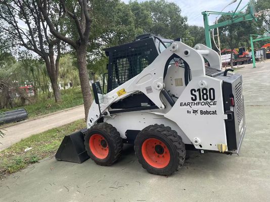 S180 Bobcat Skid Steer Loader สีเดิม มือสอง การบํารุงรักษาที่ต่ํา