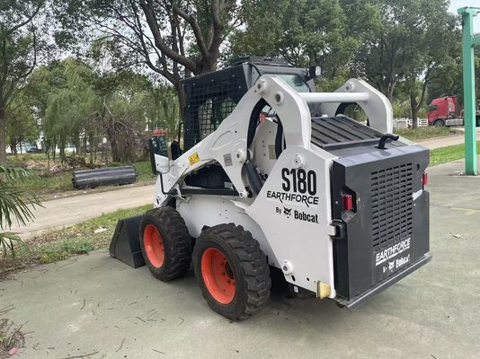S180 Bobcat Skid Steer Loader สีเดิม มือสอง การบํารุงรักษาที่ต่ํา