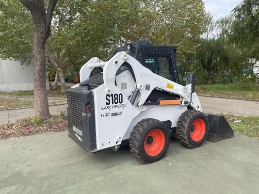 S180 Bobcat Skid Steer Loader สีเดิม มือสอง การบํารุงรักษาที่ต่ํา