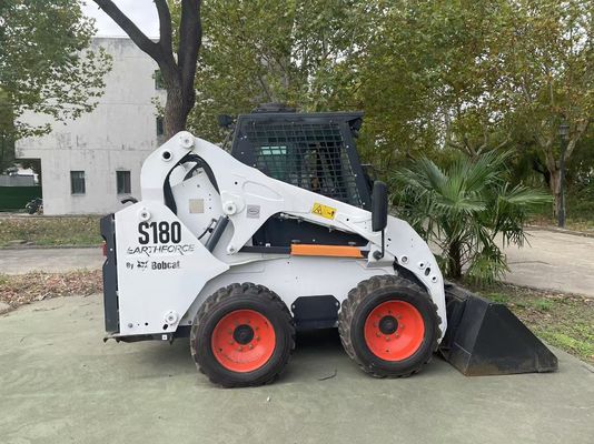 S180 Bobcat Skid Steer Loader สีเดิม มือสอง การบํารุงรักษาที่ต่ํา