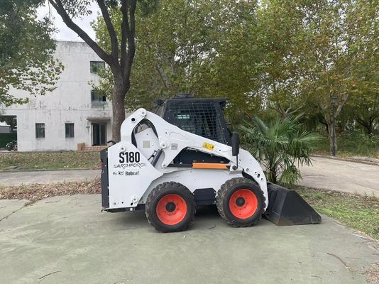 S180 Bobcat Skid Steer Loader สีเดิม มือสอง การบํารุงรักษาที่ต่ํา