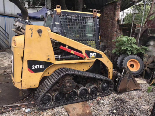 CAT 247B2 เครื่องบรรทุกสกิ๊ดสเตียร์มือสอง เครื่องบรรทุกสกิ๊ดสเตียร์ที่ใช้ได้นาน CAT