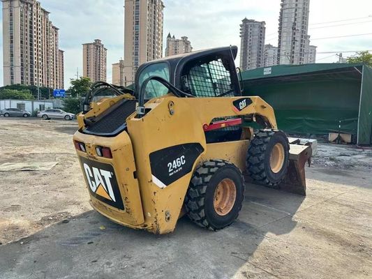 CAT 246C สีเดิม ใช้เครื่องชะนันสกิ๊ดสเตียร์โลเดอร์ ความปลอดภัยและความแม่นยํา ในสภาพดี