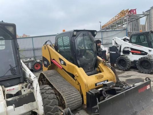 แรง 277C ใช้ Caterpillar Skid Steer ประหยัดเชื้อเพลิงในสภาพดี