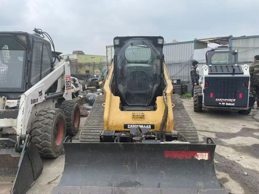 แรง 277C ใช้ Caterpillar Skid Steer ประหยัดเชื้อเพลิงในสภาพดี