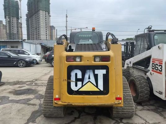 แรง 277C ใช้ Caterpillar Skid Steer ประหยัดเชื้อเพลิงในสภาพดี