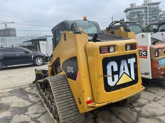 แรง 277C ใช้ Caterpillar Skid Steer ประหยัดเชื้อเพลิงในสภาพดี