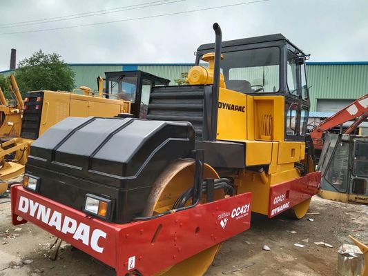 Dynapac CC421 กลมถนนมือสองกลมถนนสองกลม ผลิตสูง สวีเดน
