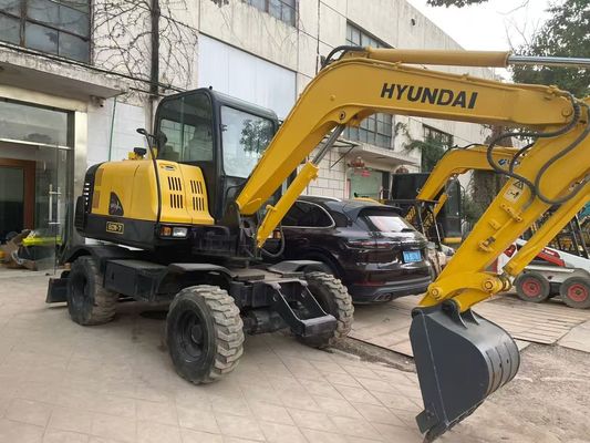 ใช้ R60W-7 มินิ Hyundai เครื่องขุดล้อ ที่มั่นคงและมีประสิทธิภาพสูง