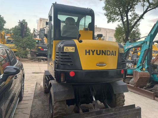 ใช้ R60W-7 มินิ Hyundai เครื่องขุดล้อ ที่มั่นคงและมีประสิทธิภาพสูง