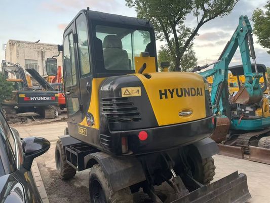 ใช้ R60W-7 มินิ Hyundai เครื่องขุดล้อ ที่มั่นคงและมีประสิทธิภาพสูง