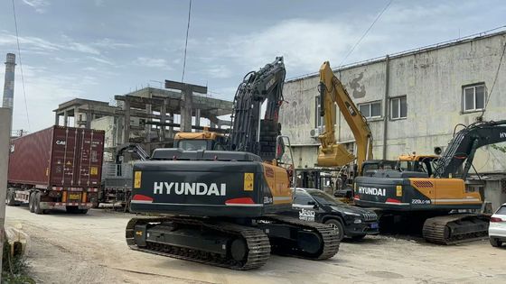 2021 ปี ใช้ Hyundai R220LC-9S Excavator ในสภาพดีเยี่ยม/ใช้ Hyundai Crawler Excavator สําหรับขาย