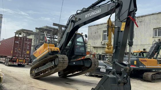 2021 ปี ใช้ Hyundai R220LC-9S Excavator ในสภาพดีเยี่ยม/ใช้ Hyundai Crawler Excavator สําหรับขาย
