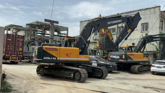 2021 ปี ใช้ Hyundai R220LC-9S Excavator ในสภาพดีเยี่ยม/ใช้ Hyundai Crawler Excavator สําหรับขาย