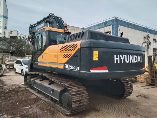 R305LC-9T เครื่องขุดที่ใช้ Hyundai เครื่องขุดที่ใช้สําหรับสถานที่ก่อสร้าง