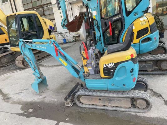Kubota U10-3 มินิ ใช้ Excavator ภายในทํางานมือสอง เครื่อง excavator