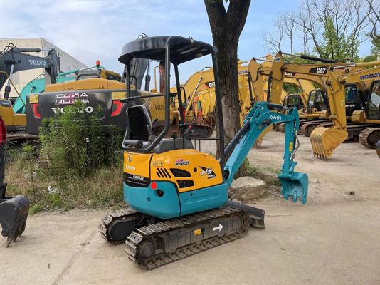 สีเดิม ใช้ Kubota U15-3S Mini Excavator ขาย/ใช้ Mini Excavator ทํางานในห้อง