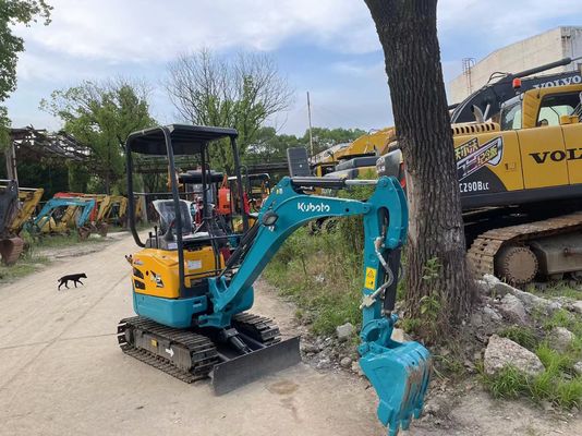 สีเดิม ใช้ Kubota U15-3S Mini Excavator ขาย/ใช้ Mini Excavator ทํางานในห้อง