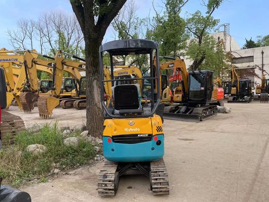 สีเดิม ใช้ Kubota U15-3S Mini Excavator ขาย/ใช้ Mini Excavator ทํางานในห้อง