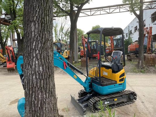 สีเดิม ใช้ Kubota U15-3S Mini Excavator ขาย/ใช้ Mini Excavator ทํางานในห้อง