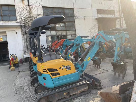 สีเดิม ใช้ Kobelco Excavator U17 ประสิทธิภาพสูงสําหรับการทํางานภายใน