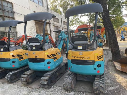สีเดิม ใช้ Kobelco Excavator U17 ประสิทธิภาพสูงสําหรับการทํางานภายใน
