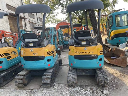 สีเดิม ใช้ Kobelco Excavator U17 ประสิทธิภาพสูงสําหรับการทํางานภายใน