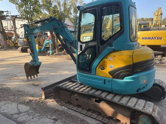 ญี่ปุ่นใช้เครื่องขุดขนาดเล็ก Kubota U40-5 ด้วยระบบไฮดรอลิกที่มีประสิทธิภาพ