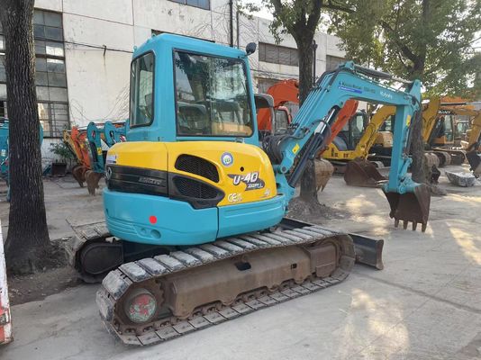 ญี่ปุ่นใช้เครื่องขุดขนาดเล็ก Kubota U40-5 ด้วยระบบไฮดรอลิกที่มีประสิทธิภาพ