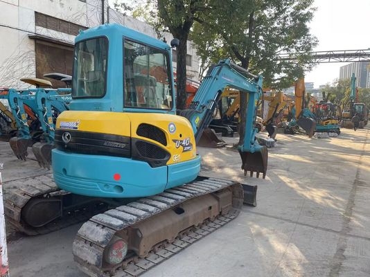 ญี่ปุ่นใช้เครื่องขุดขนาดเล็ก Kubota U40-5 ด้วยระบบไฮดรอลิกที่มีประสิทธิภาพ