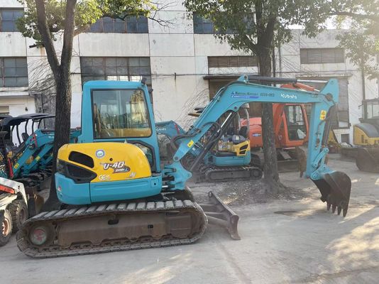 ญี่ปุ่นใช้เครื่องขุดขนาดเล็ก Kubota U40-5 ด้วยระบบไฮดรอลิกที่มีประสิทธิภาพ