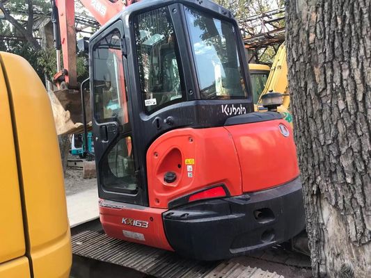 ของแท้ของญี่ปุ่น ใช้ Kubota KX163-5 Mini Excavator สําหรับขาย/ใช้ Kubota Mini Excavator สําหรับขาย