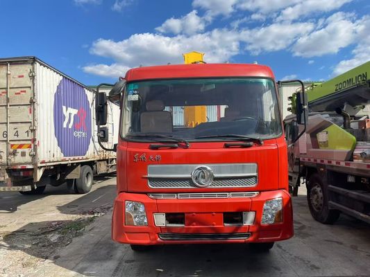 8 ตัน XCMG SQS200-4 รถบรรทุกติดตั้งเครนมือสองกับรถบรรทุก DongFeng ปี 2019