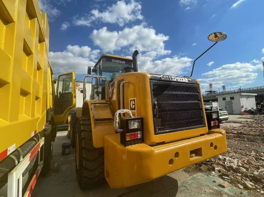 CAT 950H เครื่องบรรทุกล้อมือสอง สถานที่ก่อสร้าง เครื่องบรรทุกด้านหน้าที่ใช้ในแอฟริกา