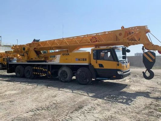 XCMG QY50K-II 50 ตัน รถบรรทุกมือสอง เครนความจุสูง รถกระบะมือสอง