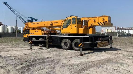 XCMG QY50K-II 50 ตัน รถบรรทุกมือสอง เครนความจุสูง รถกระบะมือสอง