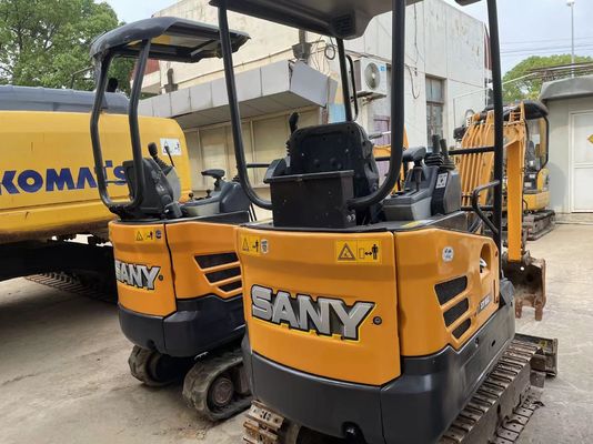 ใช้ SANY SY16C มินิ Excavator การทํางานเรียบง่ายสําหรับการทํางานในสวน