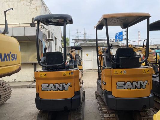 ใช้ SANY SY16C มินิ Excavator การทํางานเรียบง่ายสําหรับการทํางานในสวน