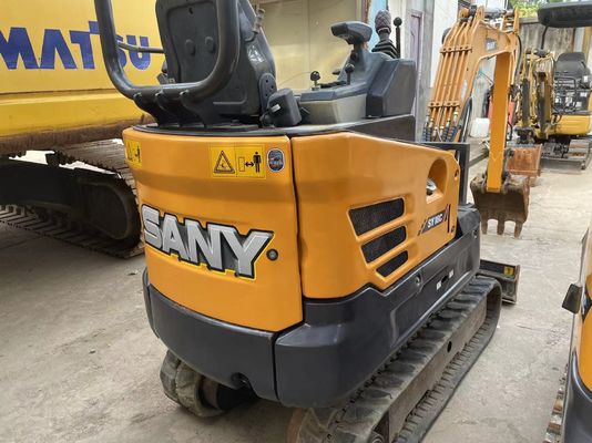 ใช้ SANY SY16C มินิ Excavator การทํางานเรียบง่ายสําหรับการทํางานในสวน