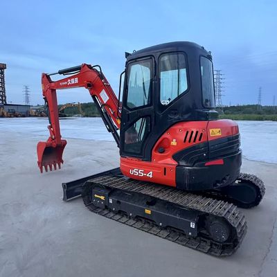 ของแท้ของญี่ปุ่น ใช้ Kubota U55-4 Mini Excavator สําหรับขาย/ใช้ Kubota Mini Excavator สําหรับขาย