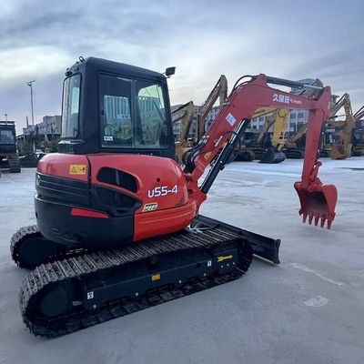 ของแท้ของญี่ปุ่น ใช้ Kubota U55-4 Mini Excavator สําหรับขาย/ใช้ Kubota Mini Excavator สําหรับขาย