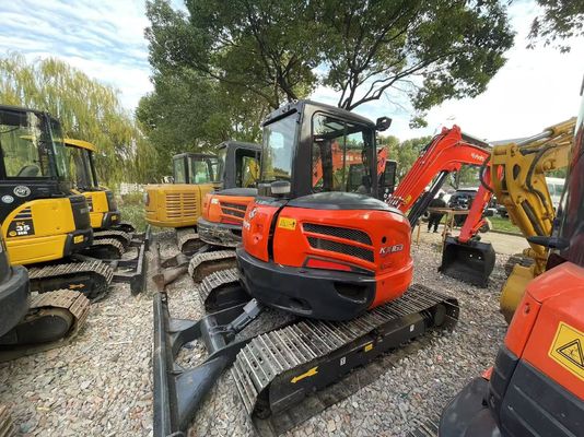 สีใหม่ใช้ Kubota KX163-5 Mini Crawler Excavator ในสภาพดีเยี่ยม/Kubota Excavator With EPA Engine And Swing Arm