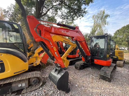 สีใหม่ใช้ Kubota KX163-5 Mini Crawler Excavator ในสภาพดีเยี่ยม/Kubota Excavator With EPA Engine And Swing Arm
