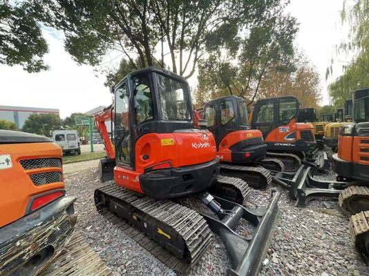 สีใหม่ใช้ Kubota KX163-5 Mini Crawler Excavator ในสภาพดีเยี่ยม/Kubota Excavator With EPA Engine And Swing Arm