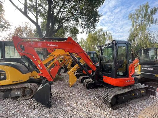 สีใหม่ใช้ Kubota KX163-5 Mini Crawler Excavator ในสภาพดีเยี่ยม/Kubota Excavator With EPA Engine And Swing Arm