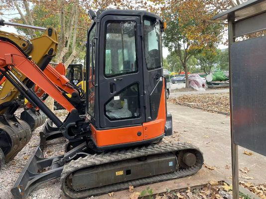 ของแท้ญี่ปุ่น ใช้ Hitachi ZX35U-5N Mini Excavator ในสภาพที่ดี / ใช้ญี่ปุ่น Mini Excavator กับแขนสวิงและเครื่องยนต์ EPA