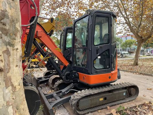 ของแท้ญี่ปุ่น ใช้ Hitachi ZX35U-5N Mini Excavator ในสภาพที่ดี / ใช้ญี่ปุ่น Mini Excavator กับแขนสวิงและเครื่องยนต์ EPA