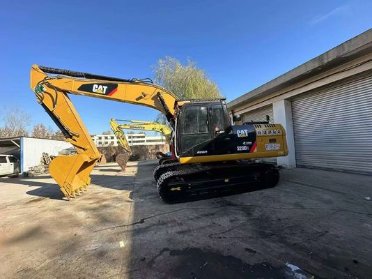 สีเหลือง ของแท้ญี่ปุ่น ใช้ CAT Excavator 320D2 Caterpillar Crawler Excavator